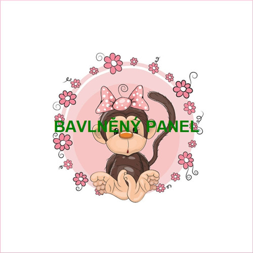 Bavlněný panel 25 x 25cm