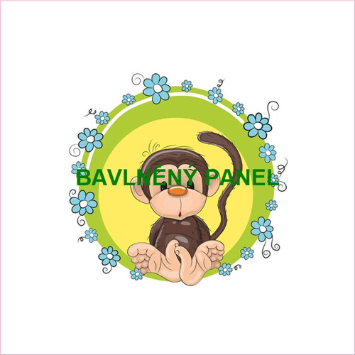 Bavlněný panel 25 x 25cm