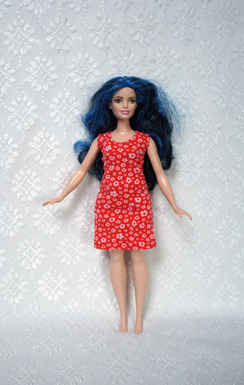 Šaty pro Barbie - curvy - baculku — foto 1