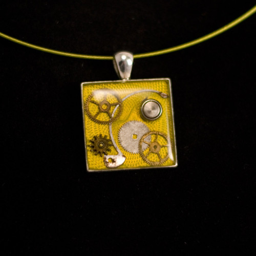 1665 náhrdelník steampunk — foto 1