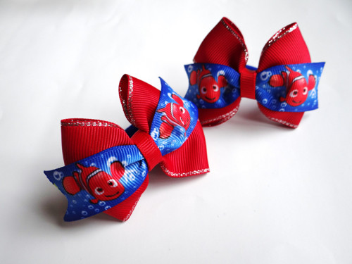 Gumička do vlasů - Mašlička Nemo — foto 1