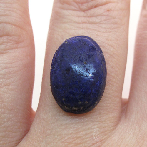 Kabošon lapis lazuli ovál 15,4mm — foto 1