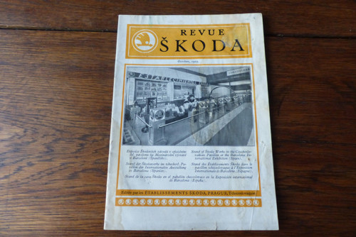 Revue Škoda, Octobre 1929...magazín