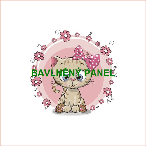 Bavlněný panel 25 x 25cm