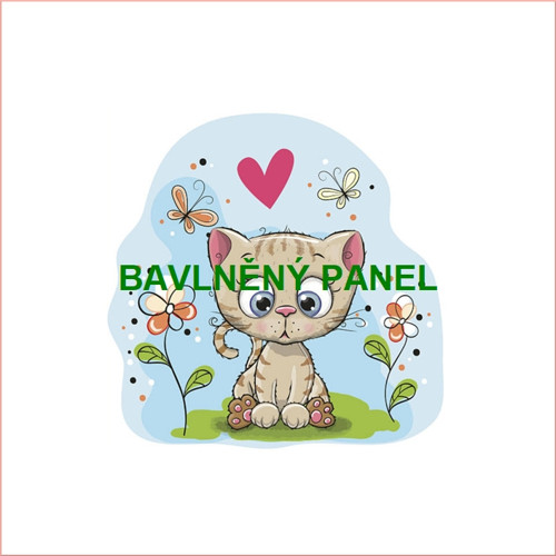 Bavlněný panel 25 x 25cm