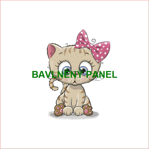 Bavlněný panel 25 x 25cm