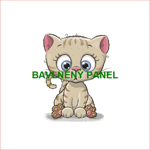 Bavlněný panel 25 x 25cm