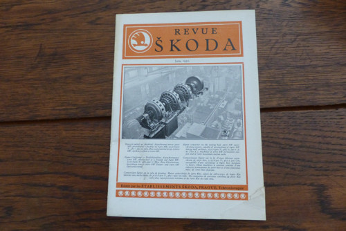 Revue Škoda, Juin 1930...magazín