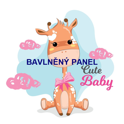 Bavlněný panel 20 x 20 cm