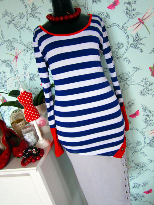 Triko originál asymetric sailor — foto 1