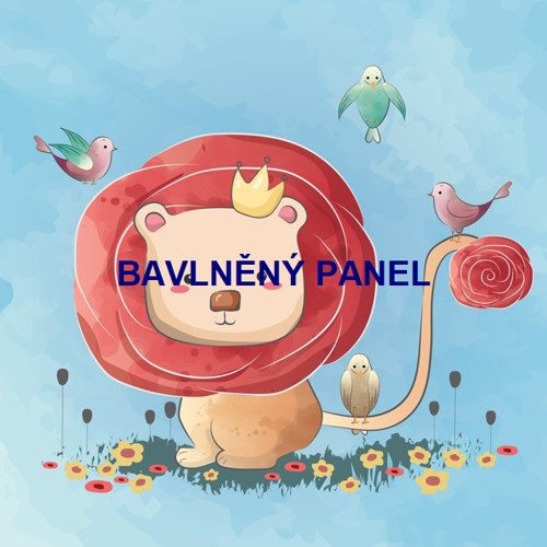 Bavlněný panel 35 x 35 cm
