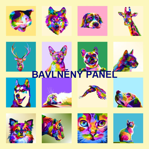 Bavlněný panel 47 x 47 cm — foto 1