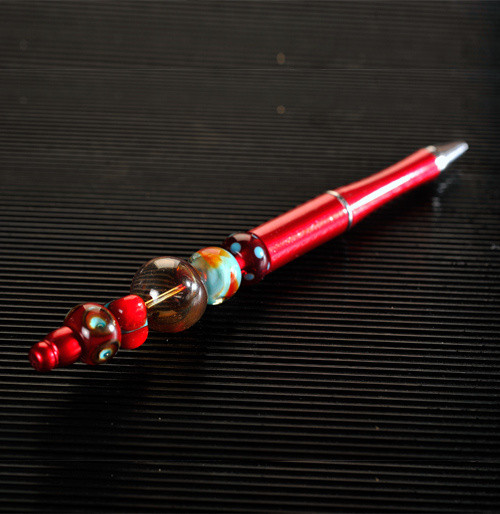 Propiska červená PEN002
