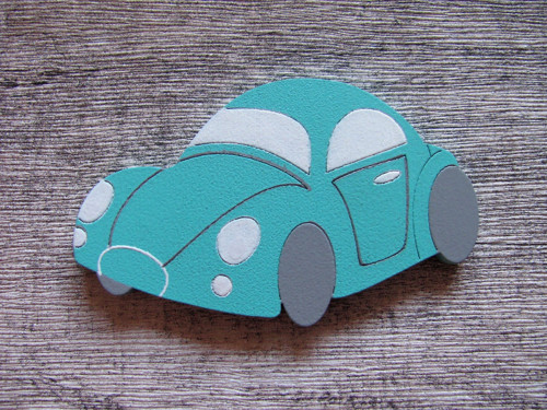 Dřevěné auto 7x4 cm