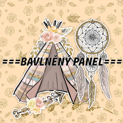 Bavlněný panel 25 x 25cm