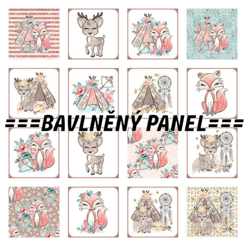 Bavlněný panel 35 x 35cm — foto 1