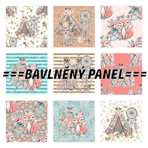 Bavlněný panel 35 x 35cm — foto 1