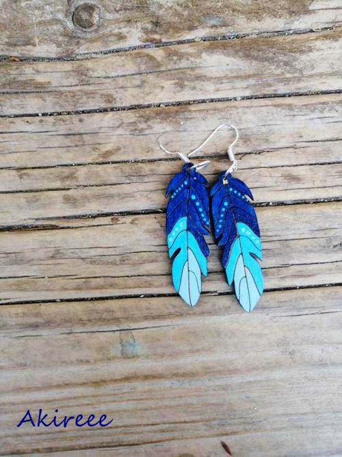 Indian Feathers - Blue — foto 1