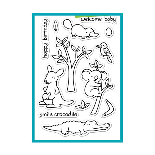 Silikonová razítka - Smile Crocodile