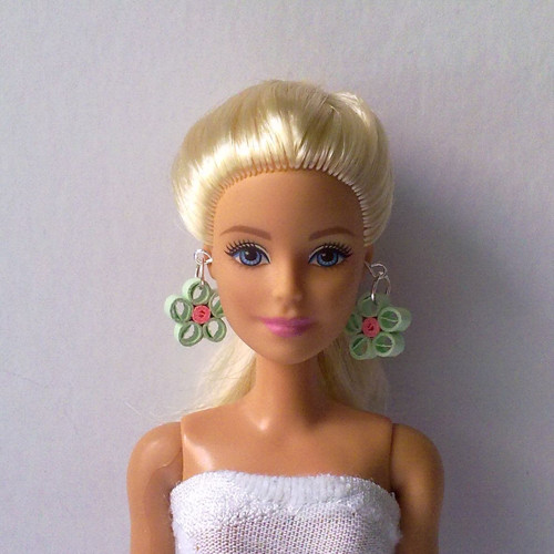 Šperky pro Barbie - náušnice