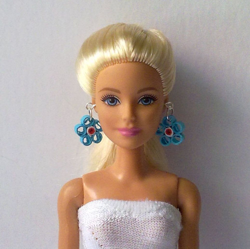 Šperky pro Barbie - náušnice