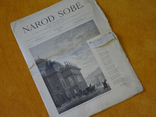 Národ sobě - list pamětní 1880