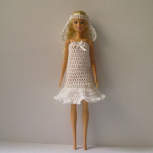 Oblečky pro Barbie - svatební šaty — foto 1