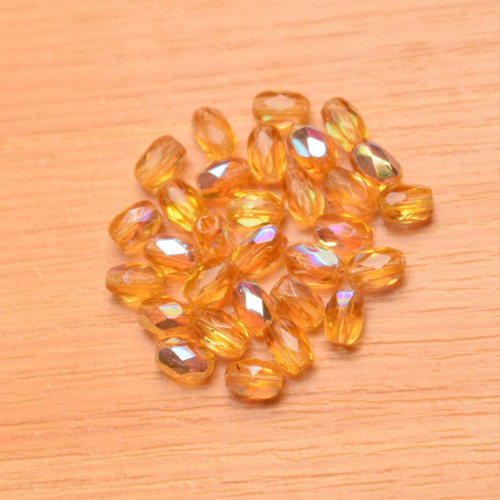 Ohňovky - olivy - 6x4 mm