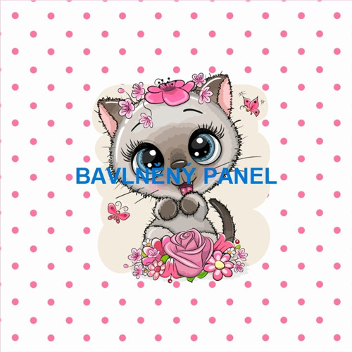 Bavlněný panel 25 x 25cm