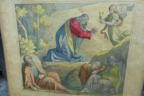 Ježíš na Olivové hoře..J. N. Heinemann, 19. st.