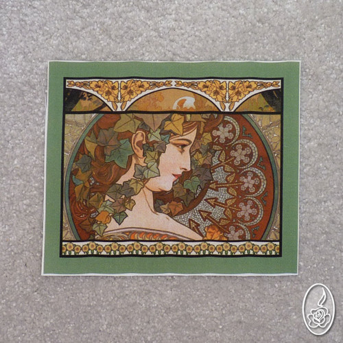 Látkový obrázek Alfons Mucha 10