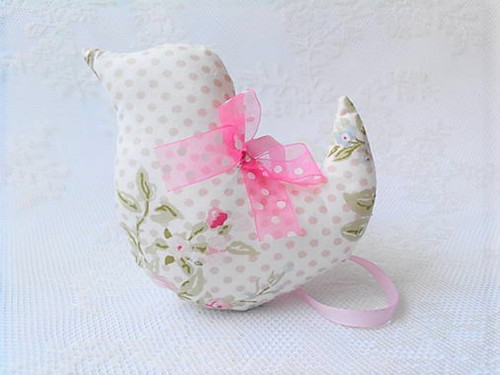 Romantic birdie (beige/pink)