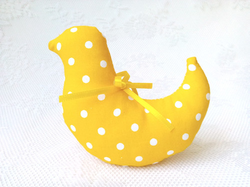Birdie (orange/white dots)