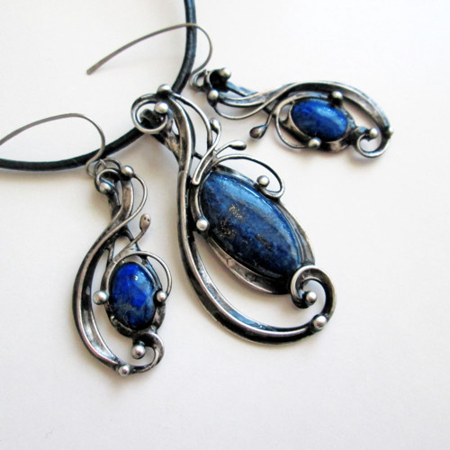 Lapis lazuli souprava — foto 1