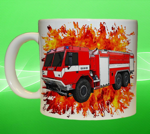 Hasičský hrnek HASIČI auto 50 CAS 30