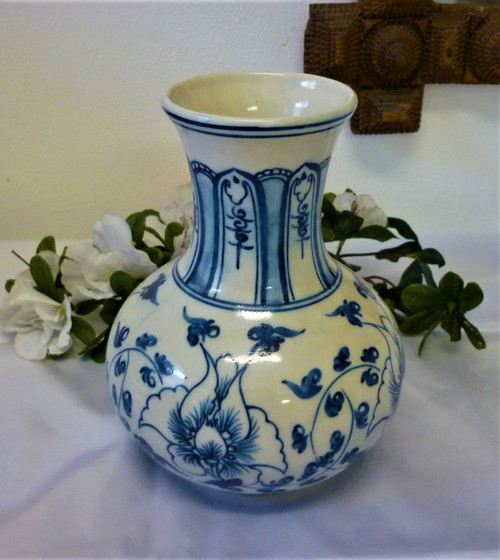 Velká porcelánová váza Gžel — foto 1
