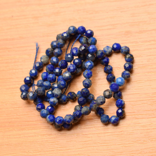 Lapis lazuli - fasetovaný 4mm - 10 kusů