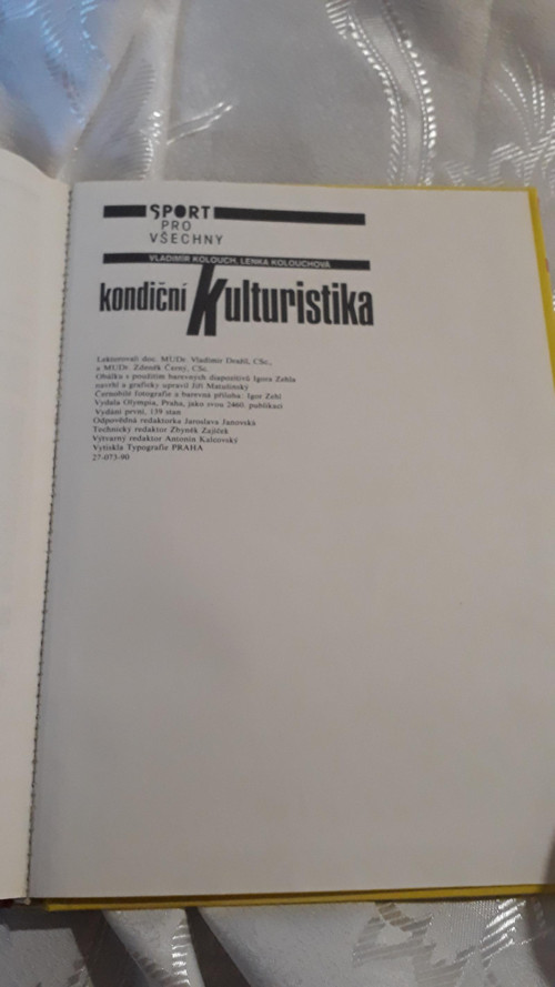 Kniha -kondiční kulturistika...