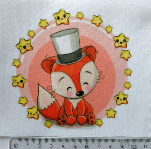 Bavlněná látka - panel 10 x 11 cm — foto 1