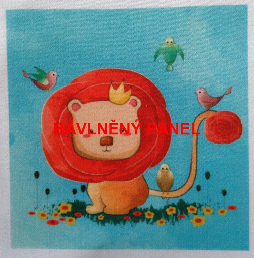 Bavlněná látka - panel 10 x 10 cm — foto 1