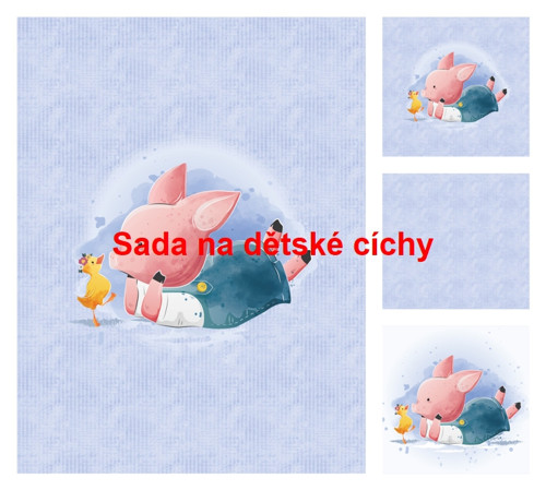 Autorská sada na dětskou peřinku