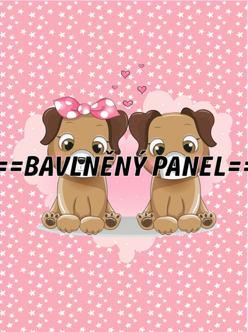 Bavlněný panel 20 x 30cm