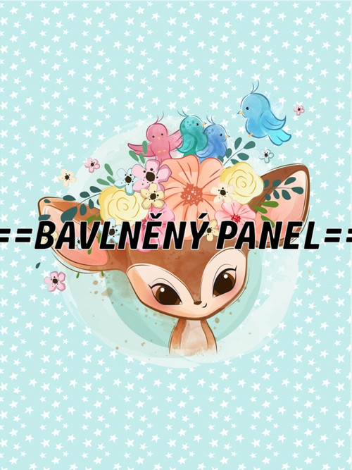 Bavlněný panel 20 x 30cm