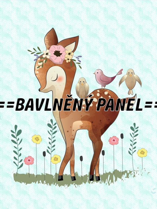 Bavlněný panel 20 x 30cm