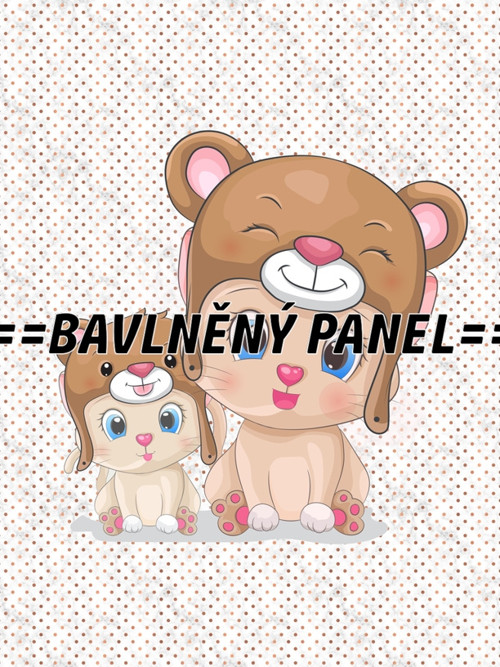 Bavlněný panel 20 x 30cm