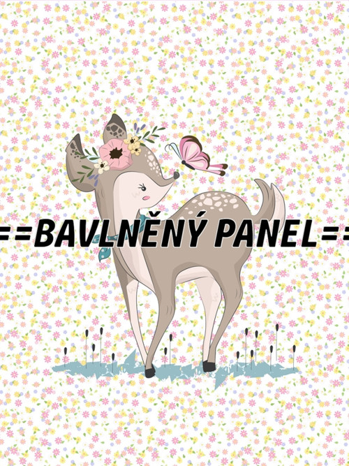 Bavlněný panel 20 x 30cm