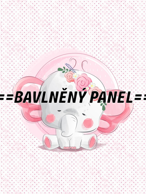 Bavlněný panel 20 x 30cm