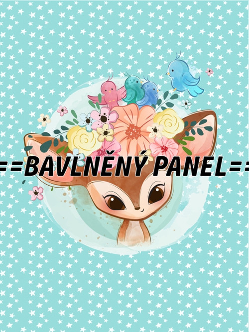 Bavlněný panel 20 x 30cm