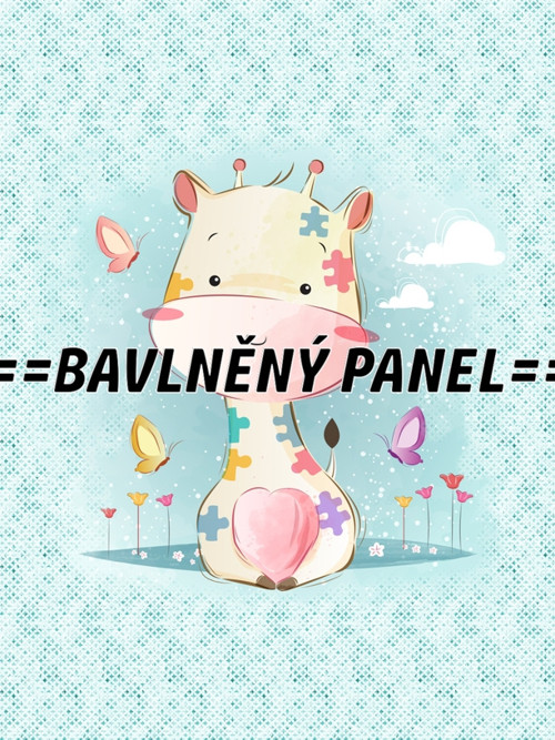 Bavlněný panel 20 x 30cm