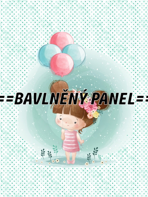 Bavlněný panel 20 x 30cm
